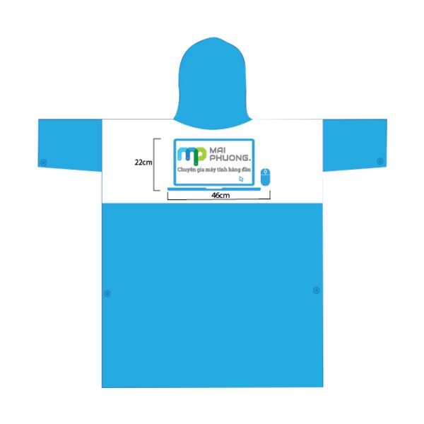 ÁO MƯA QUẢNG CÁO GLU36