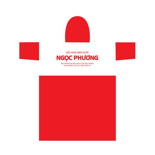 ÁO MƯA QUẢNG CÁO GLU39