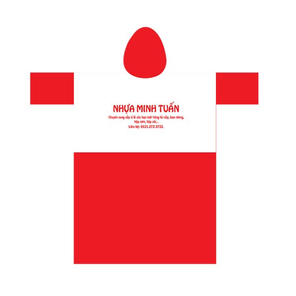 ÁO MƯA QUẢNG CÁO GLU54