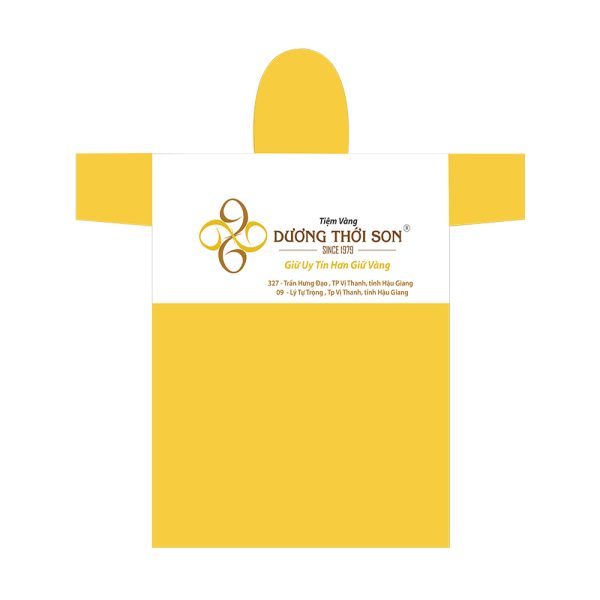 ÁO MƯA QUẢNG CÁO GLU55