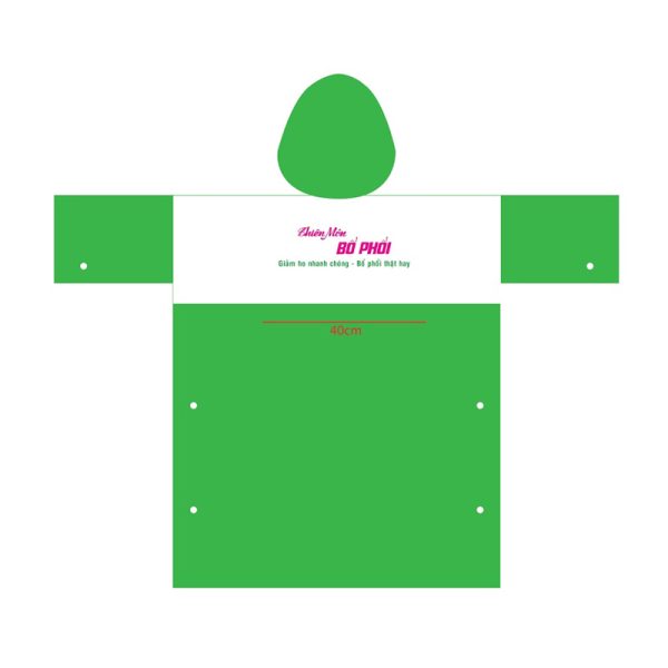 ÁO MƯA QUẢNG CÁO GLU73