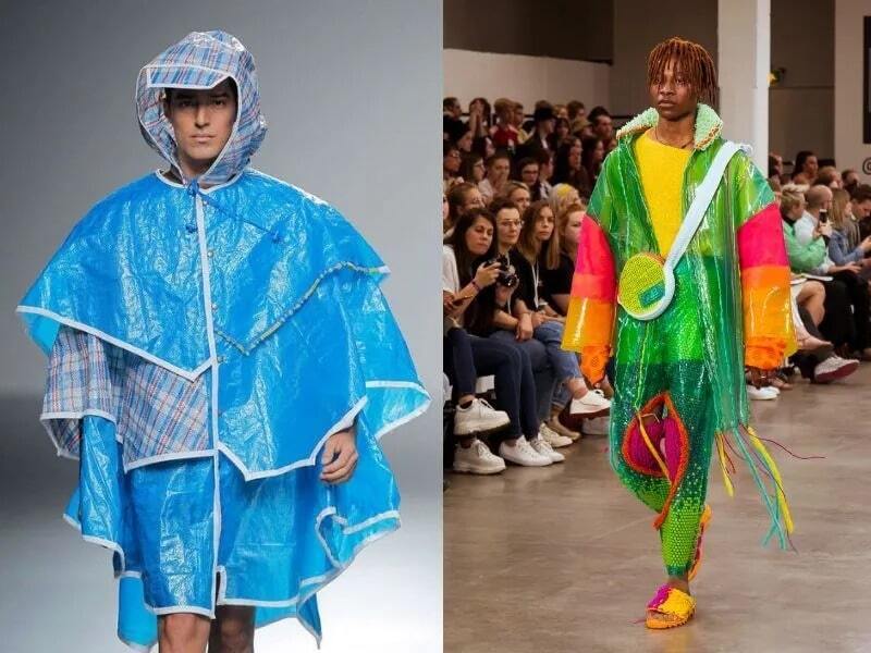 Cách làm váy bằng áo mưa