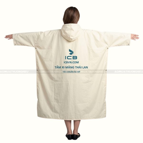Áo mưa in logo công ty giá rẻ theo yêu cầu 2