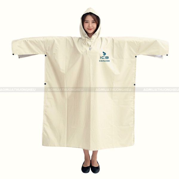 Áo mưa in logo công ty giá rẻ theo yêu cầu 1