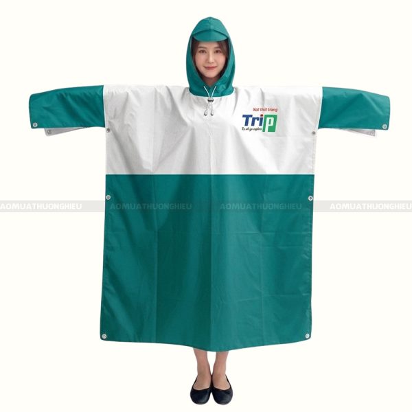 Xưởng làm áo mưa in logo giá tốt 1