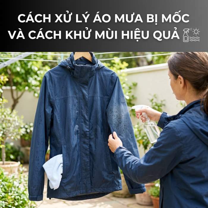 cach xu ly khi ao mua bi moc